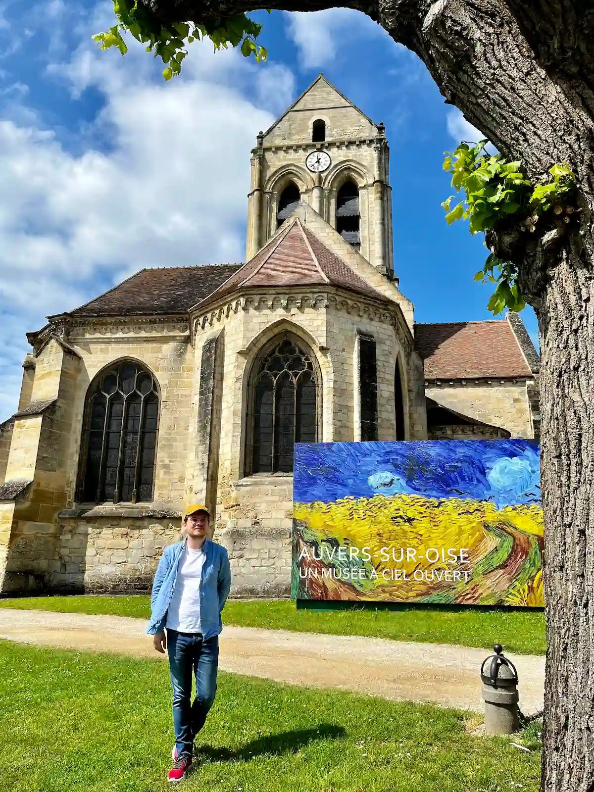 The church of Auvers-sur-Oise today