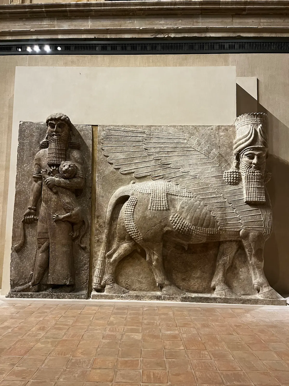 Lamassu winged bull, Musée du Louvre