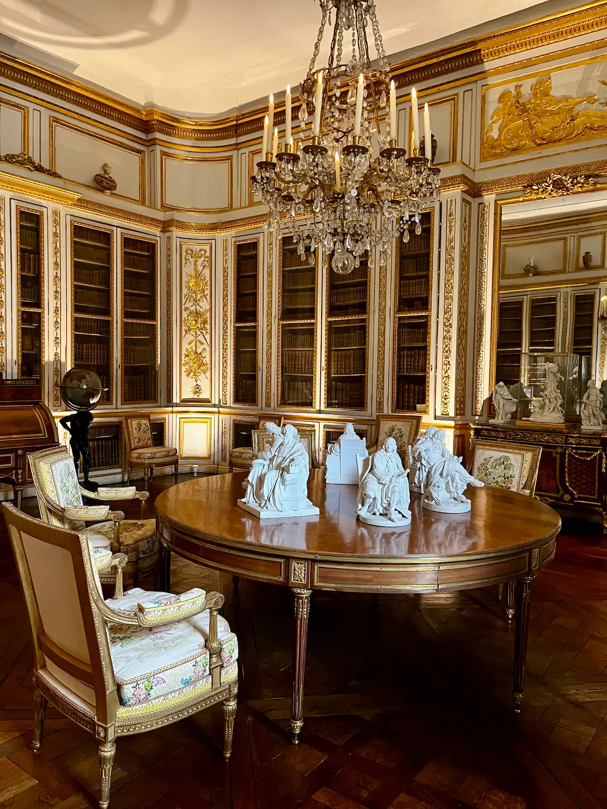 A private cabinet in the Petits Appartements, Versailles
